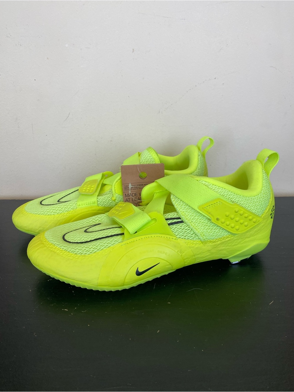 Nike SuperRep Cycle 2 Spin Shoes Volt Yellow Mens Size 9 Indoor Cycling New